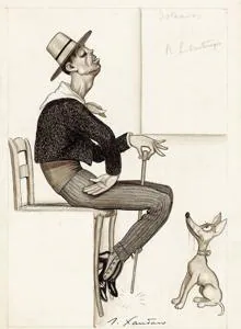 «Soleares», de 1924, una ilustración donde puede verse ya al célebre perro