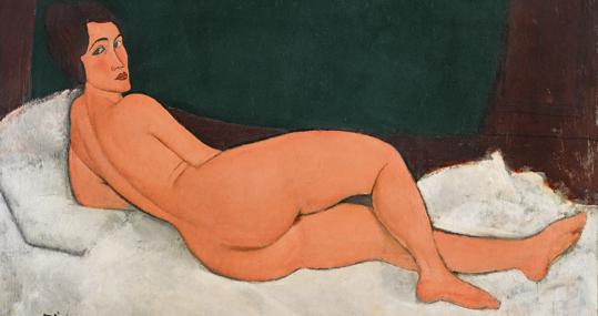 «Desnudo recostado», de Modigliani