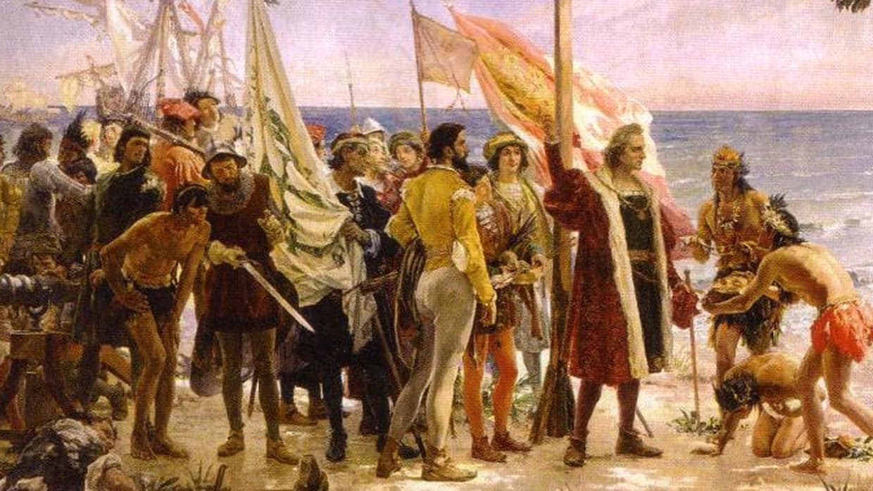 La llegada de Colón a las América