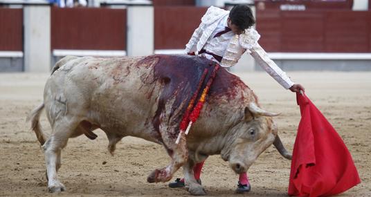 Luis David Adame, en un natural