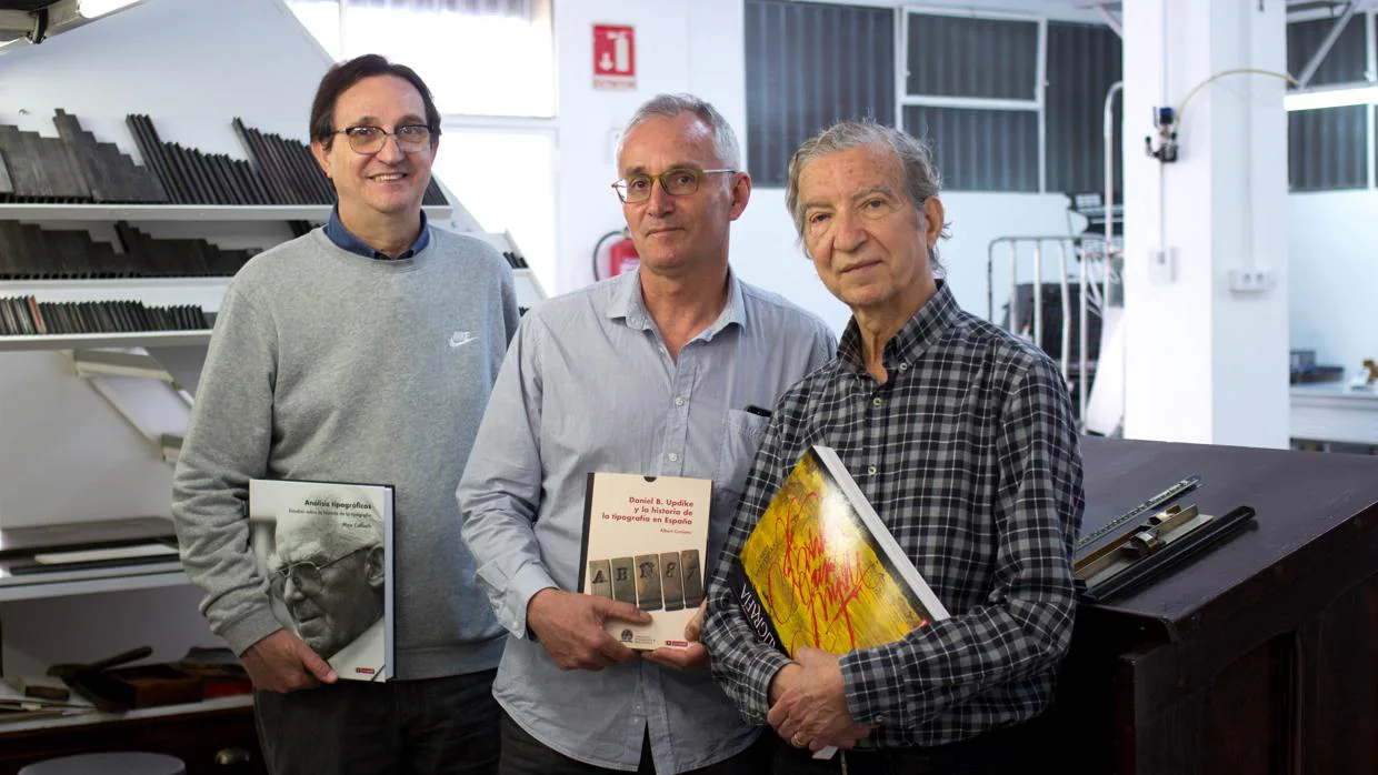 De izquierda a derecha, Fèlix Bella, Xavier Llopis y José Luis Martín