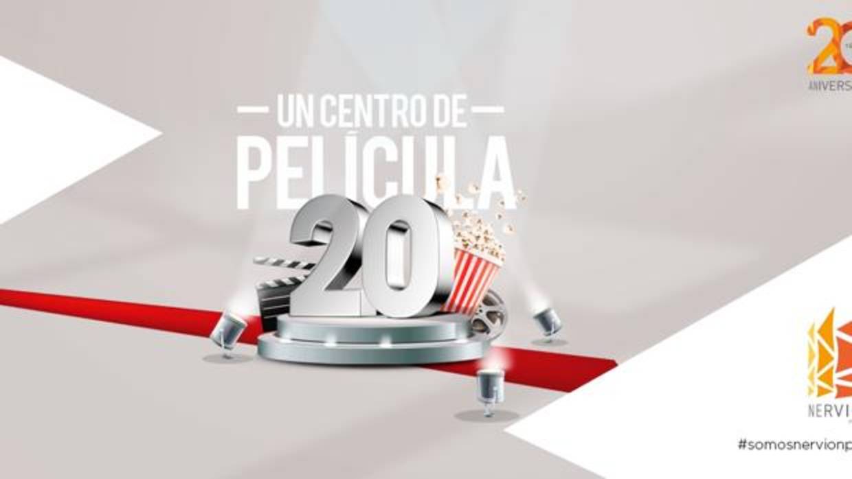 Nervión Plaza celebra su vigésimo aniversario con una gran fiesta de cine en Sevilla