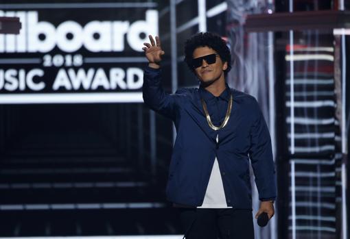 Bruno Mars durante la gala