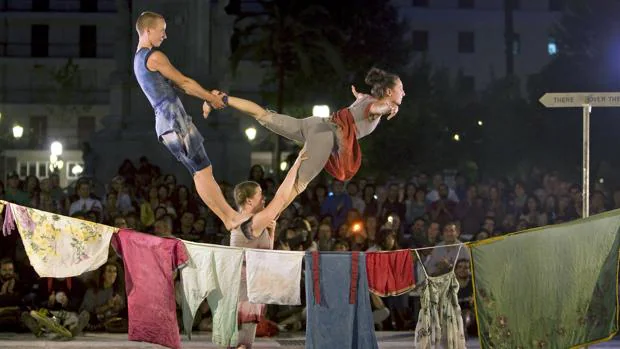 Espectáculo del Festival de Circo «Circada» de una edición anterior