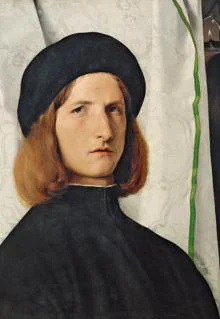 «Retrato de hombre con lámpara» (h. 1508), de Lotto