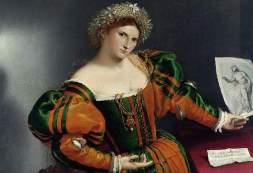 «Retrato de mujer como Lucrecia» (h. 1530-1532), de Lotto