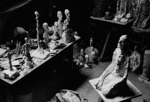Algunas de las obras de Giacometti