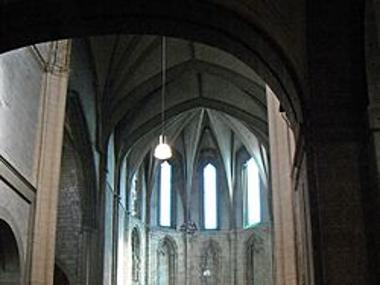 Interior de la iglesia conventual de San Pablo en Valladolid