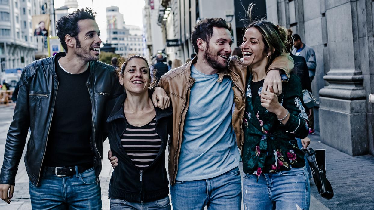 Juan Blanco, Violeta Pérez, David Mora y Bea de la Cruz