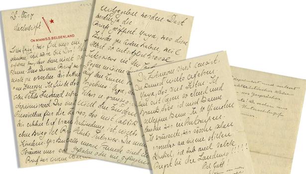 Una carta de Einstein y su esposa en pleno asedio nazi se subasta por casi 26.000 euros