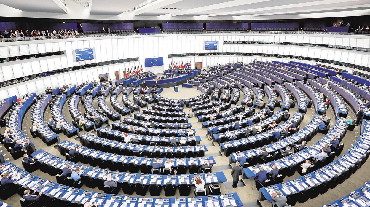 Pleno del Parlamento Europeo, en Estrasburgo