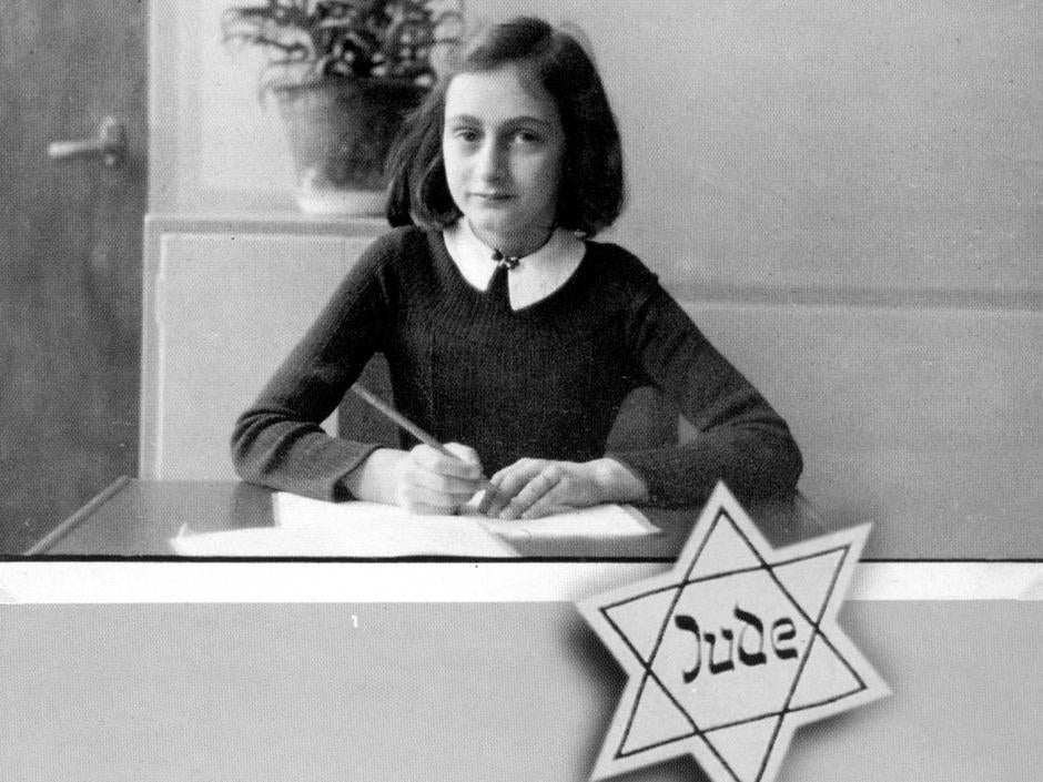 Ana Frank, en su instituto