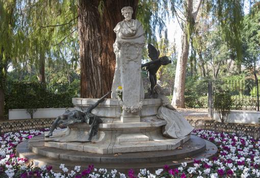 Monumento a Bécquer en el Parque de María Luisa