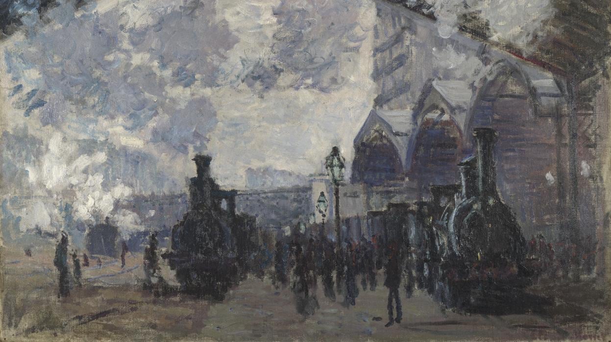 «La estación de Saint-Lazare» (1877), un ejemplo de la pintura urbana de Monet