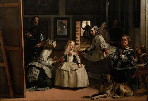 «Las Meninas» de Velázquez. Detalle