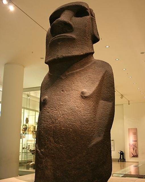 Hoa Hakananai'a en el Museo Británico