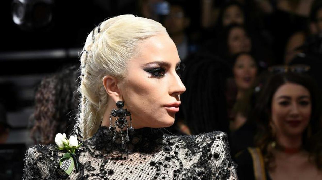 Lady Gaga en el 60 aniversario de los Premio Grammy en Nueva York en enero de este año