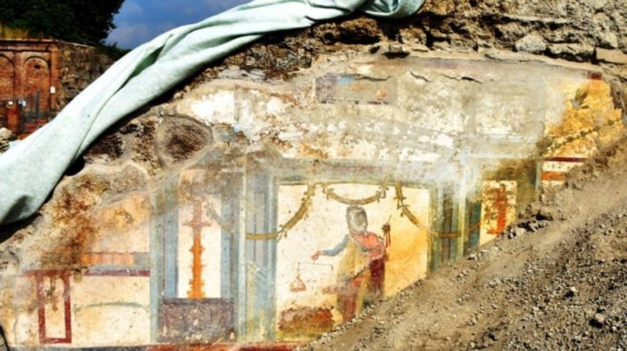 El fresco de Priapo en Pompeya