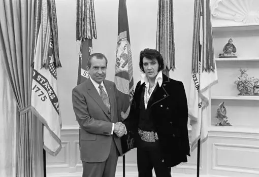 El presidente Richard Nixon y Elvis Presley: «The President and The King»