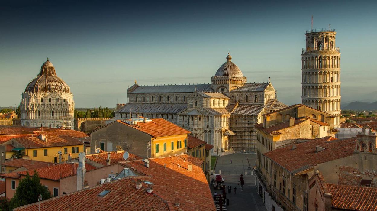 Una vista de la ciudad de Pisa