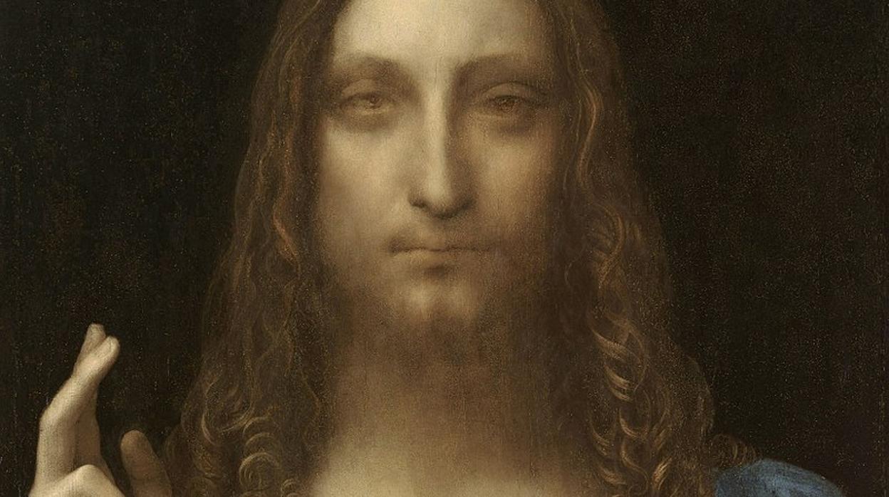 Detalle del «Salvator Mundi»