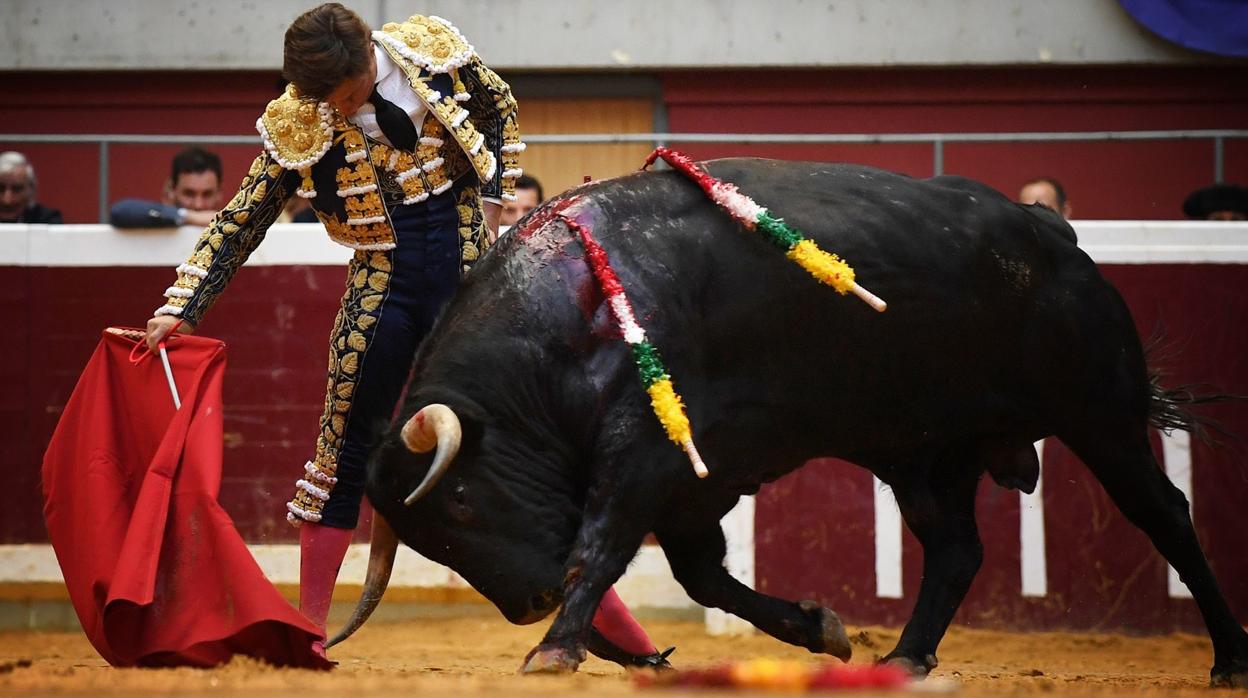 El Juli se templa en un derechazo