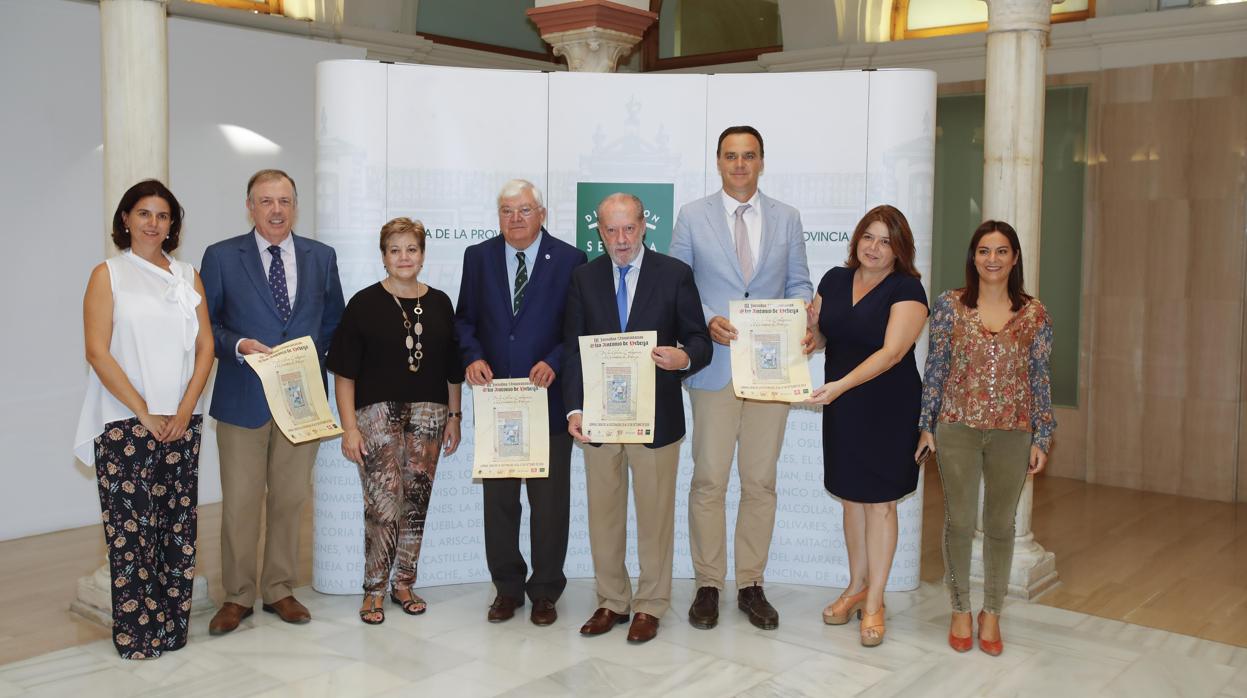 De izquierda a derecha, Rafael Cano, Pepe Barroso, Trinidad Argota, Juan Cordero y Almudena Martínez