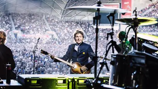 Paul McCartney (Liverpool, 1942) en un reciente concierto en Melbourne