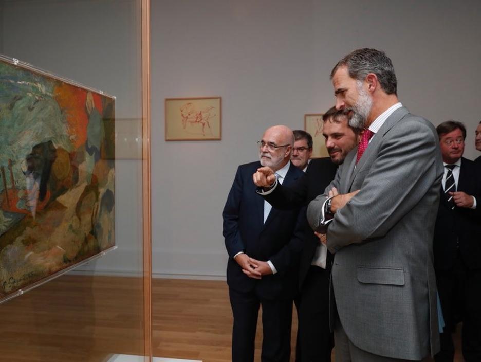 El Rey visita el Museo de Bellas Artes de Bilbao, que se renueva en su 110 aniversario