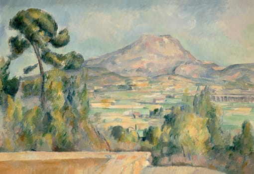 «Montaña Sainte-Victoire» (c. 1887-1890), de Paul Cézanne