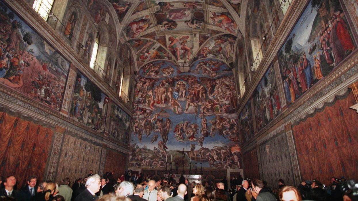 Los Museos Vaticanos (en la imagen, la Capilla Sixtina) acogen cada año a más de seis millones de visitantes