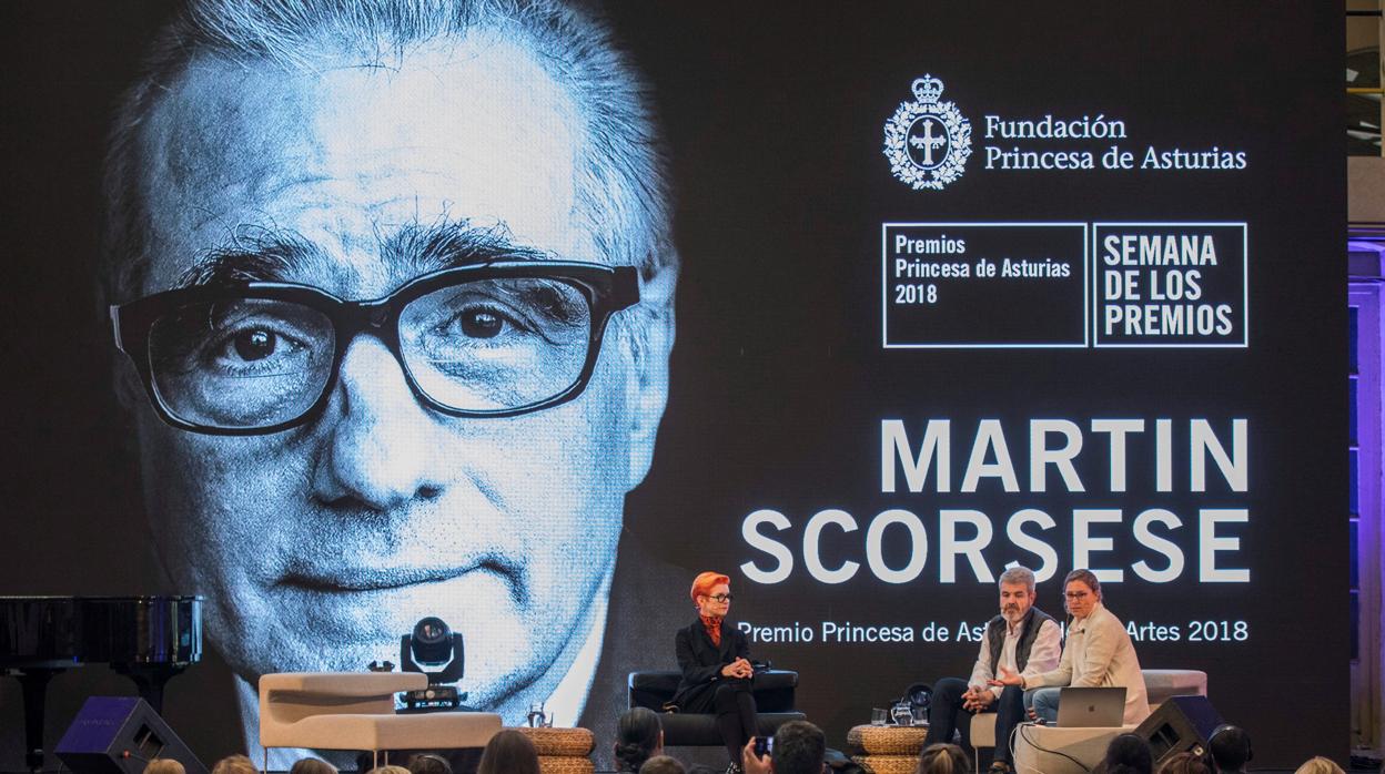 Uno de los actos que la Fundación Princesa de Asturias ha organizado en Oviedo en homenaje a Scorsese