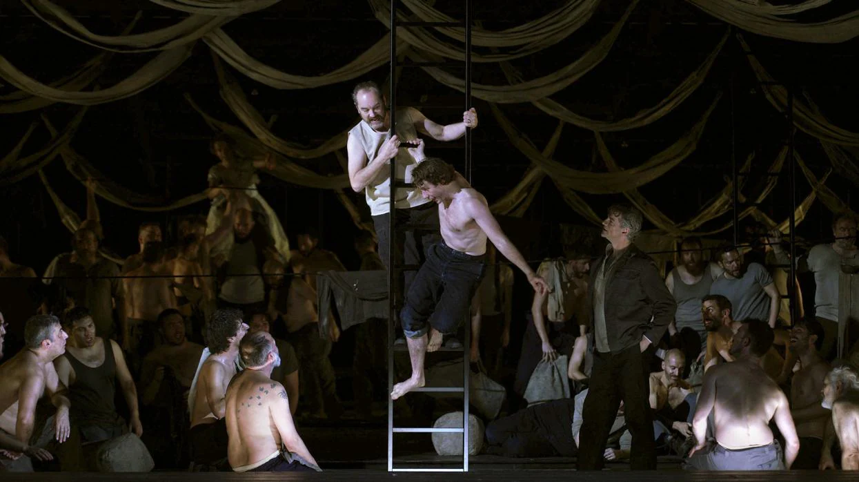 Una escena de la ópera «Billy Budd» en el Teatro Real