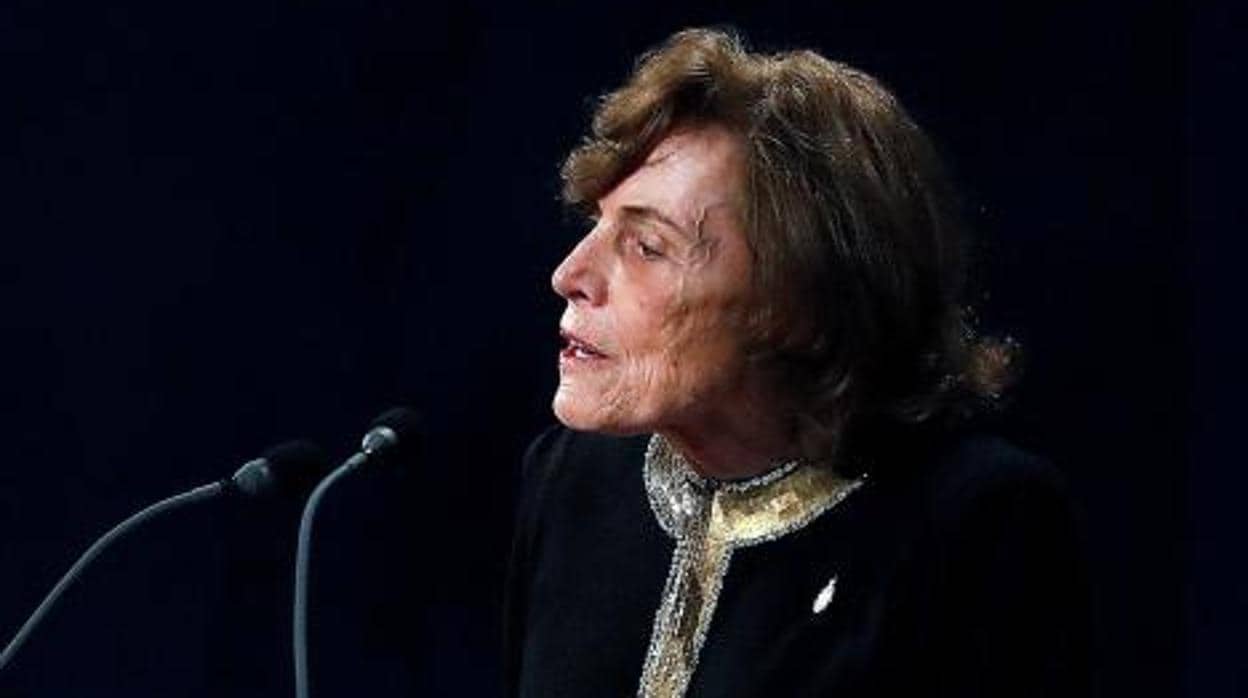 Sylvia Earle durante su discurso