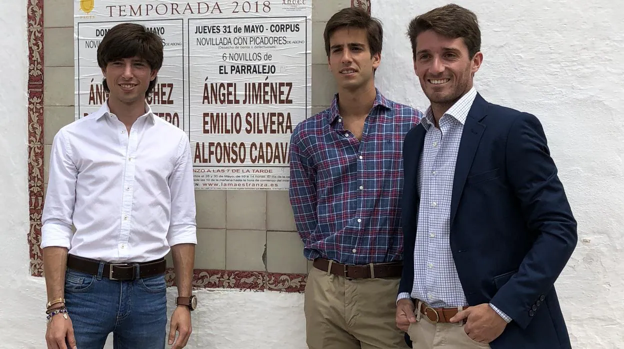 Ángel Jiménez, Emilio Silvera y Alfonso Cadaval, terna del Corpus de este año