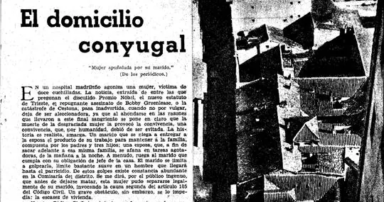 El artículo de Mercedes Formica, publicado en ABC el 7 de noviembre de 1953