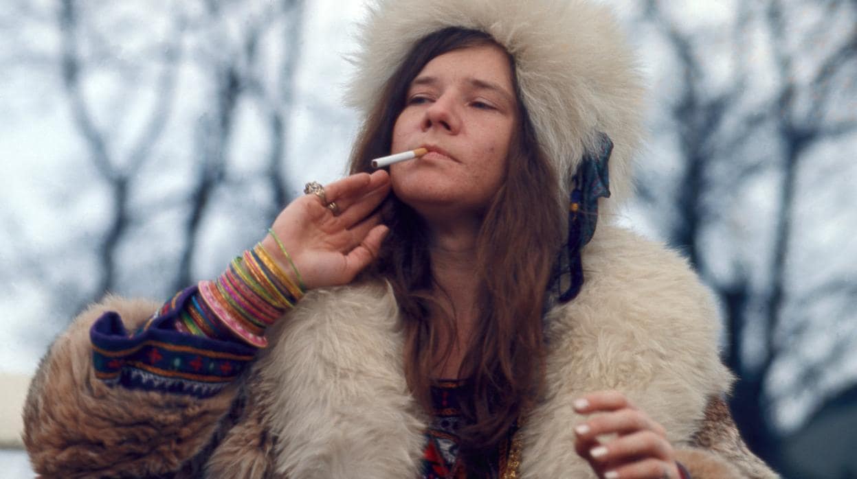 Janis Joplin fotografiada en 1969