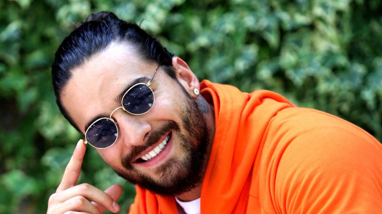 El famoso cantante Maluma en su última visita a Madrid