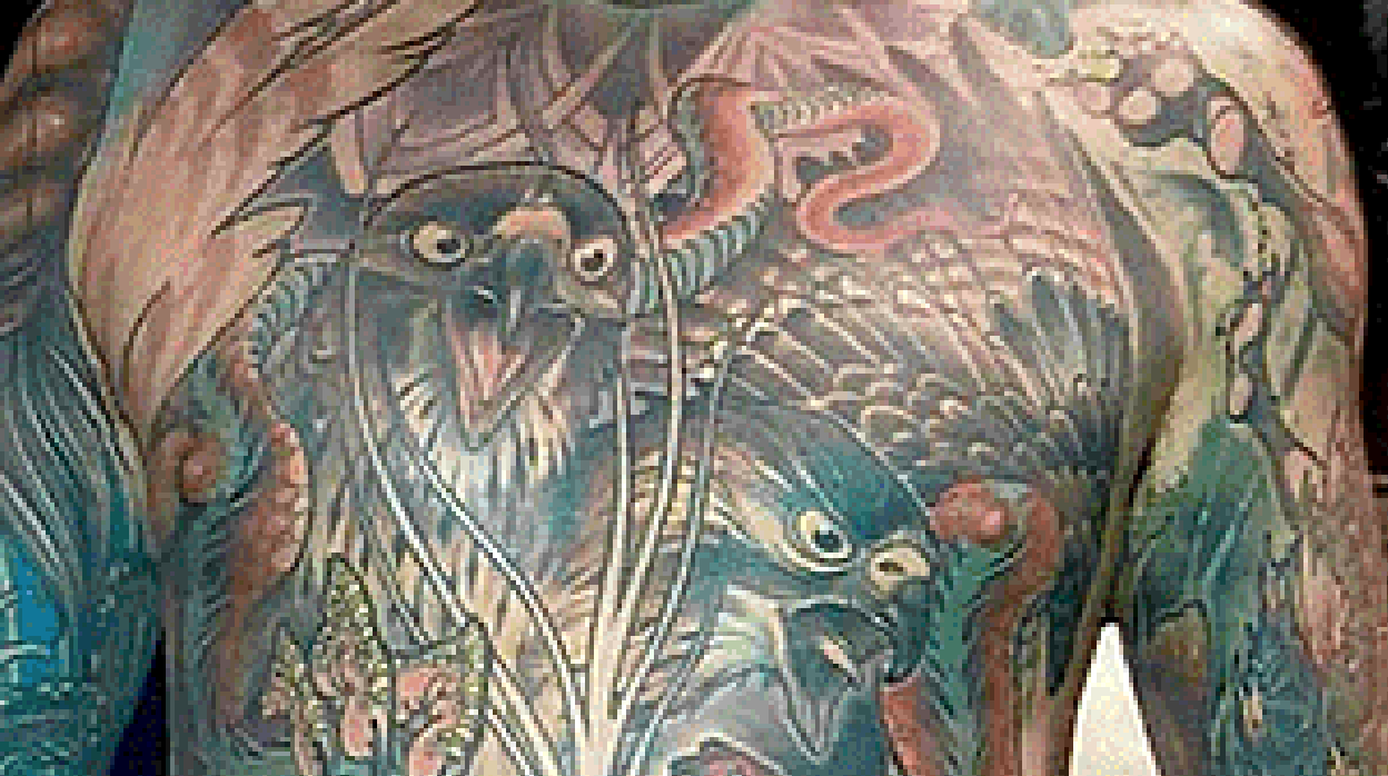 Uno de los tatuajes de Chris Wenzel
