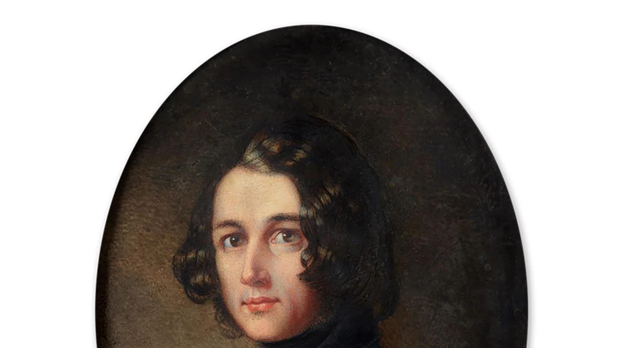 Charles Dickens, a los 31 años, retratado por la pintora Margaret Gillie