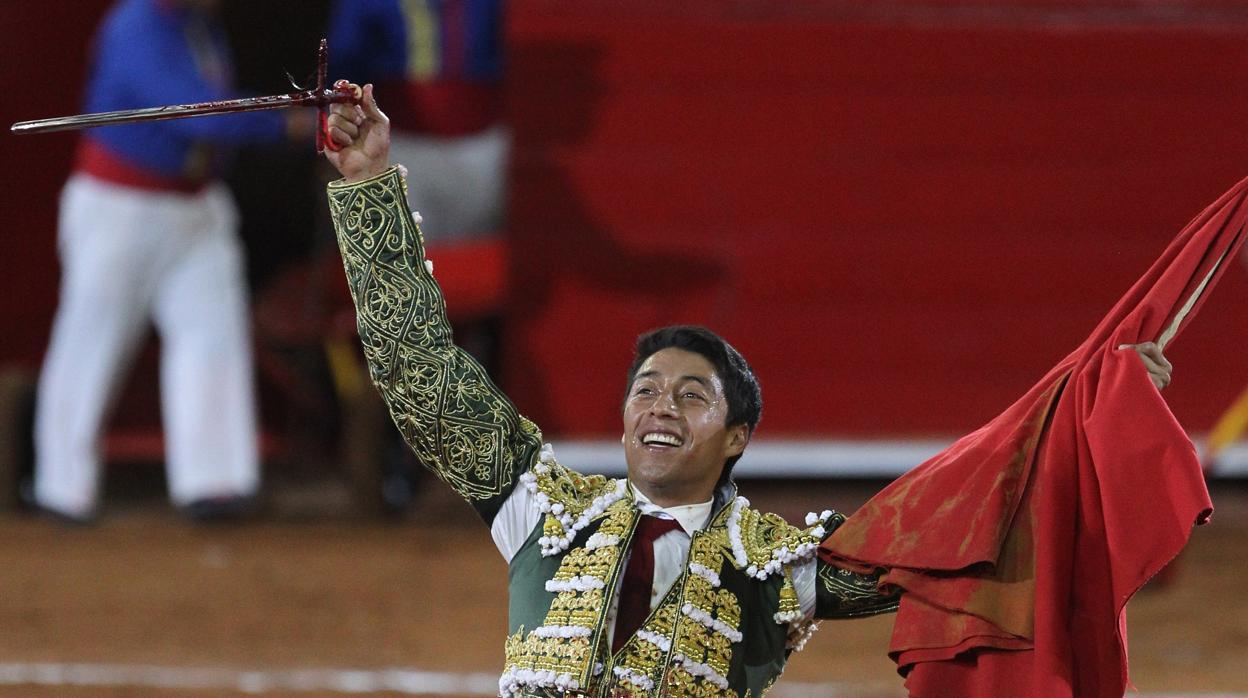 Sergio Flores, en la Monumental de Insurgentes