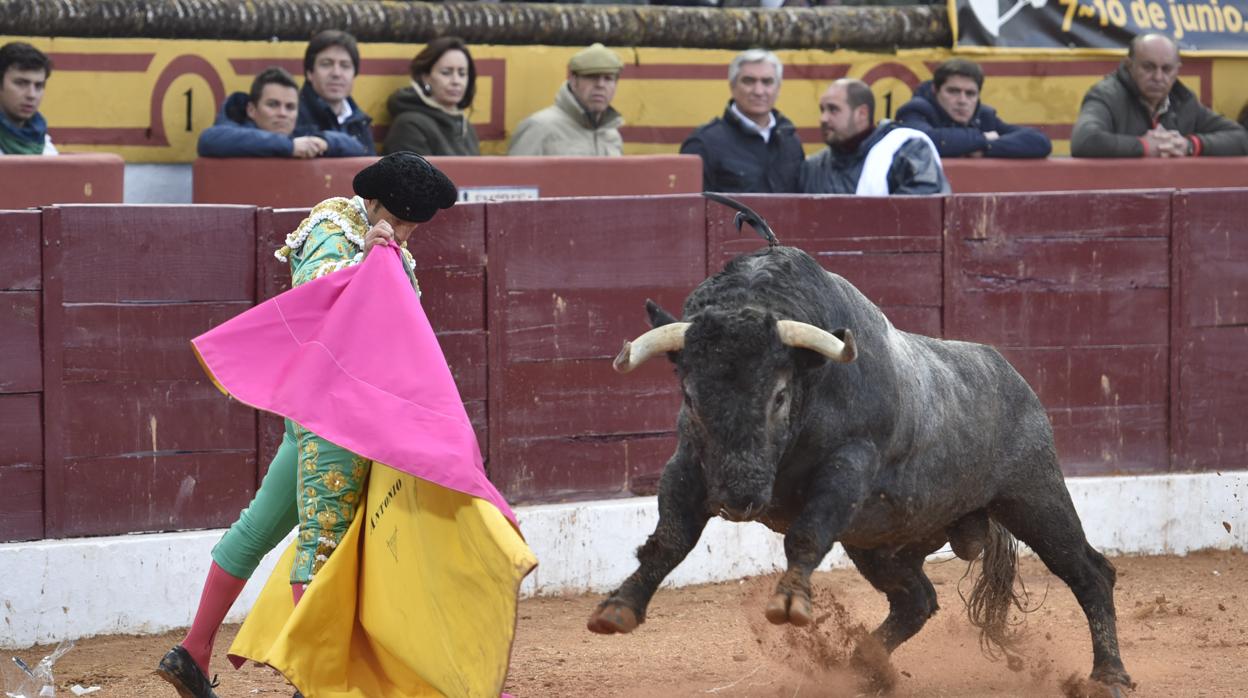 Antonio Ferrera, el pasado año en la Feria de Oivenza