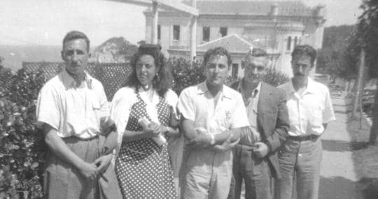 Miembros del colectivo en el Congreso de Arte Abstracto de Santander de 1953