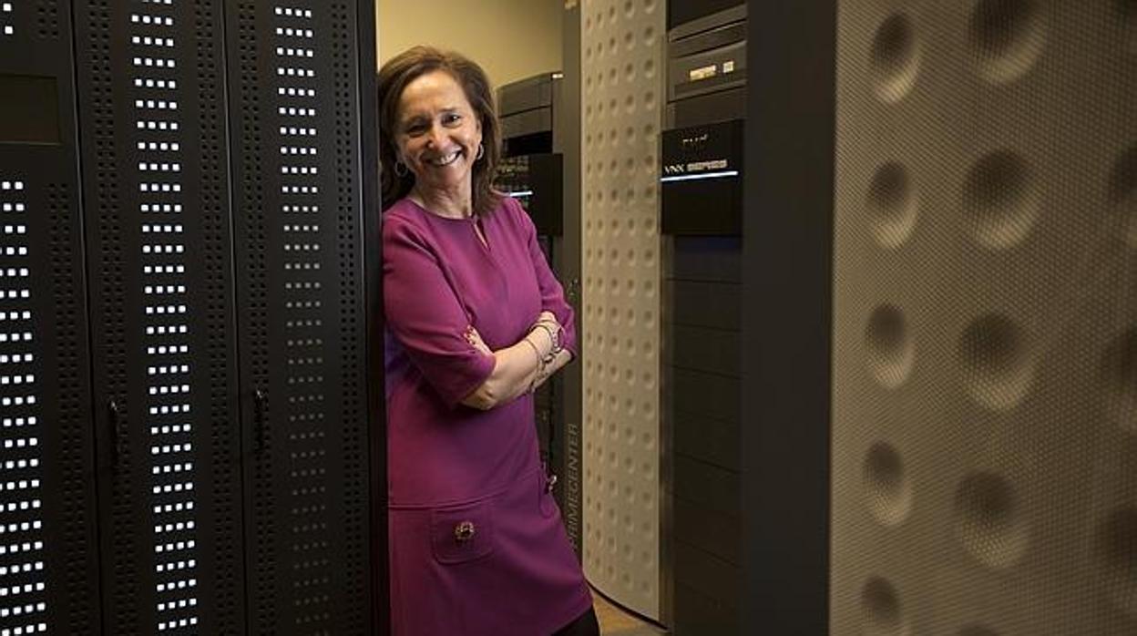 Ana Santos, directora de la Biblioteca Nacional, en una imagen de 2015