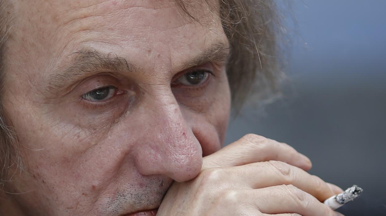 El escritor francés Michel Houellebecq, en una de sus últimas visitas a España