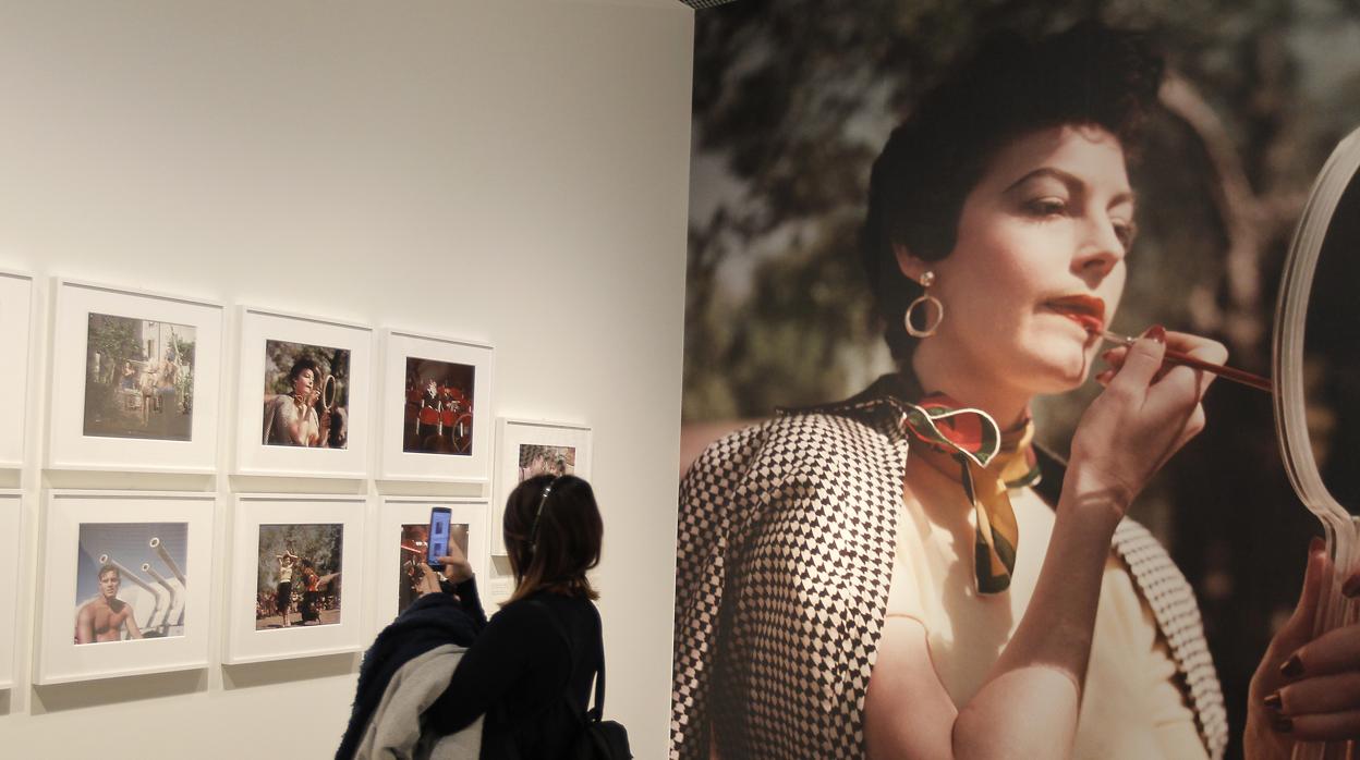 Una imagen de la muestra «Robert Capa en color», que se puedo ver el pasado año