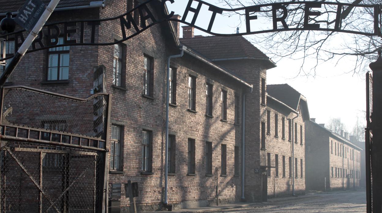 Entrada del campo de concentración de Auschwitz