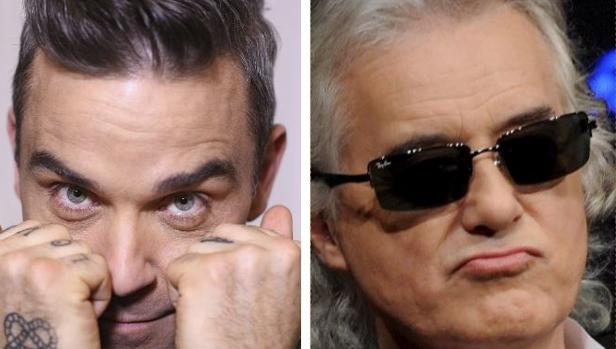 Robbie Williams toca Black Sabbath a todo volumen para atormentar a su vecino Jimmy Page
