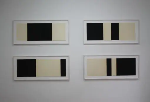 Cuatro piezas de la serie «Horizontal Reversal», de Richard Serra