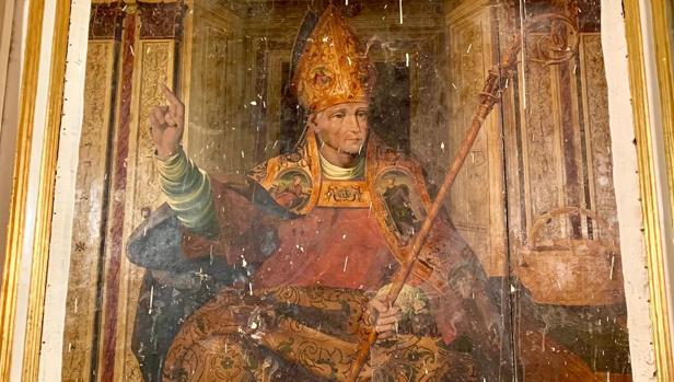 Descubren una pintura del siglo XVI oculta en un retablo de la catedral de Cuenca